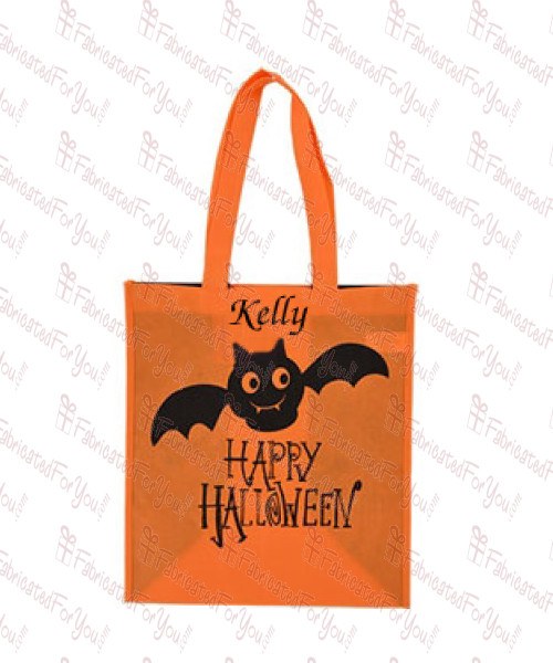 Happy Halloween Bat Trick or Treat Bag