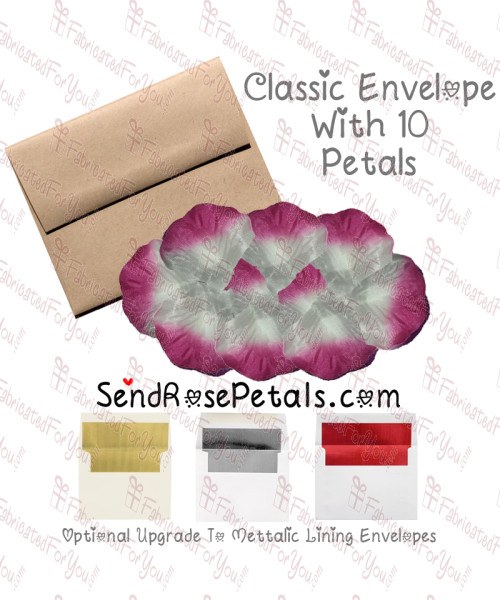 10 Silk Pink Fade Rose Petals