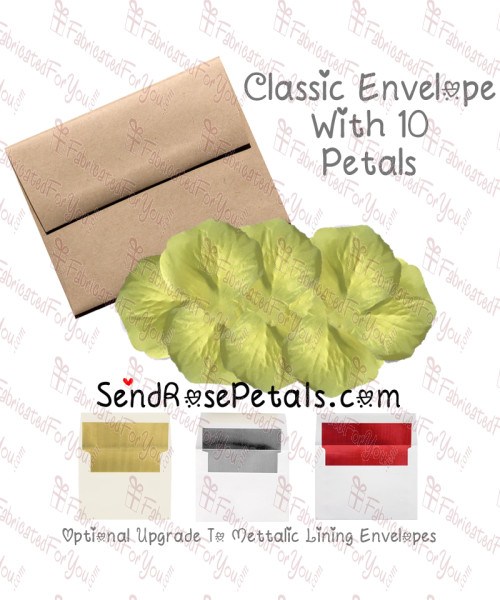 10 Silk Yellow Rose Petals