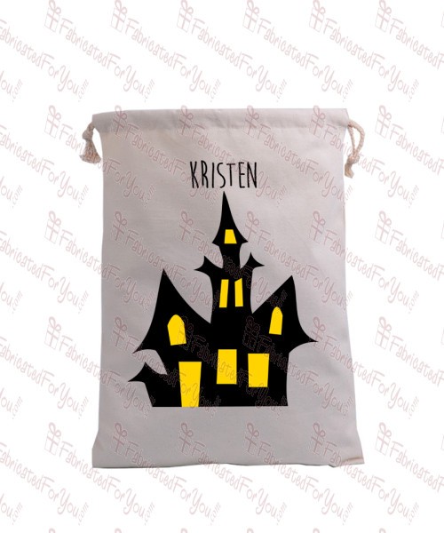 Haunted House Trick or Treat Bag