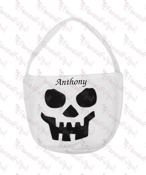 Skeleton Felt Bucket