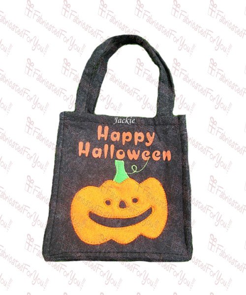 Happy Halloween Pumpkin Trick or Treat Bag