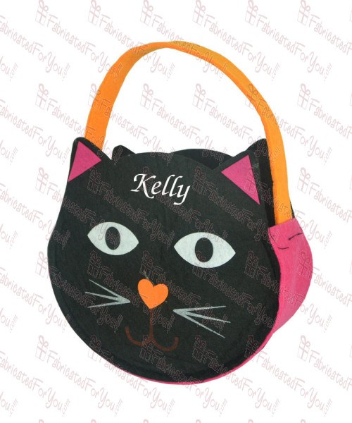 Cat Felt Bucket