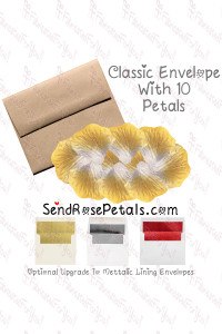 10 Silk Orange Fade Rose Petals