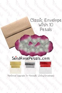 10 Silk Pink Fade Rose Petals