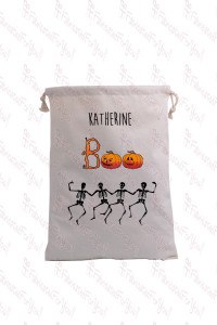 BOO & Dancing Skeleton Trick or Treat Bag