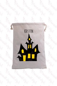 Haunted House Trick or Treat Bag