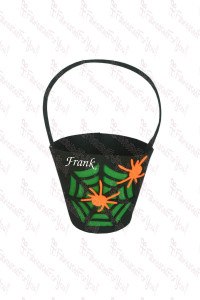Spiders & Web Felt Bucket