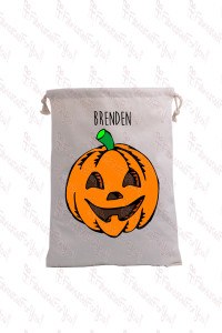 Happy Pumpkin Trick or Treat Bag